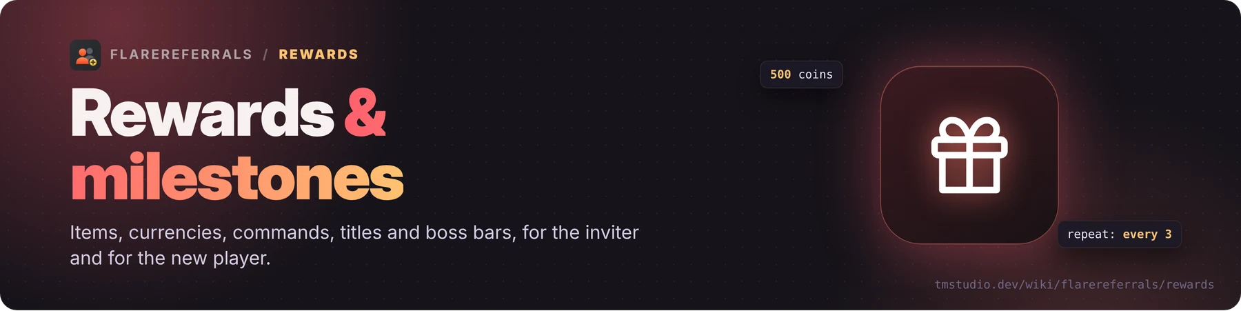 Rewards and milestones